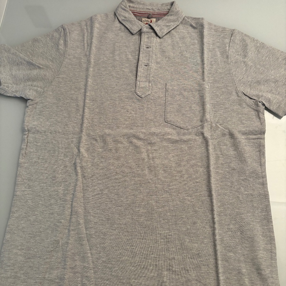 Relwen Men's Polo Shirt, Size XL, Color Grey